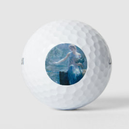 Pelotas De Golf La vigilia de Valkyrie (Dama elegante en un castil