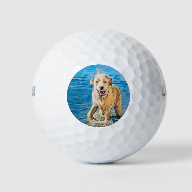 Pelotas De Golf Lab Love Golf Balls (Anverso)