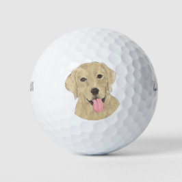 Pelotas De Golf Labrador amarillo