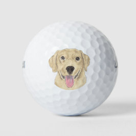Pelotas De Golf Labrador amarillo
