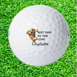 Pelotas De Golf Labrador Best Dad Gift 