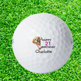 Pelotas De Golf Labrador Birthday  