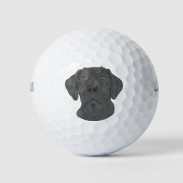Pelotas De Golf Labrador negro