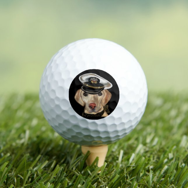 Pelotas De Golf Labrador Retriever (Camiseta in situ)