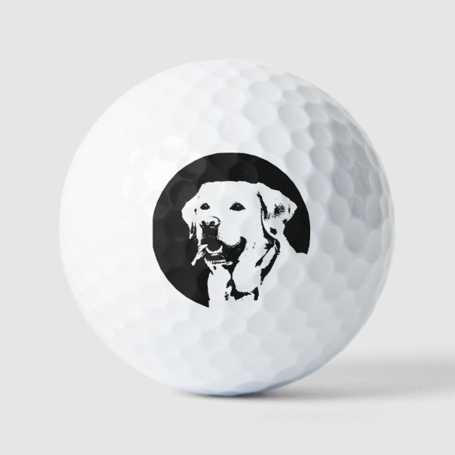 Pelotas De Golf Labrador Retriever (Anverso)