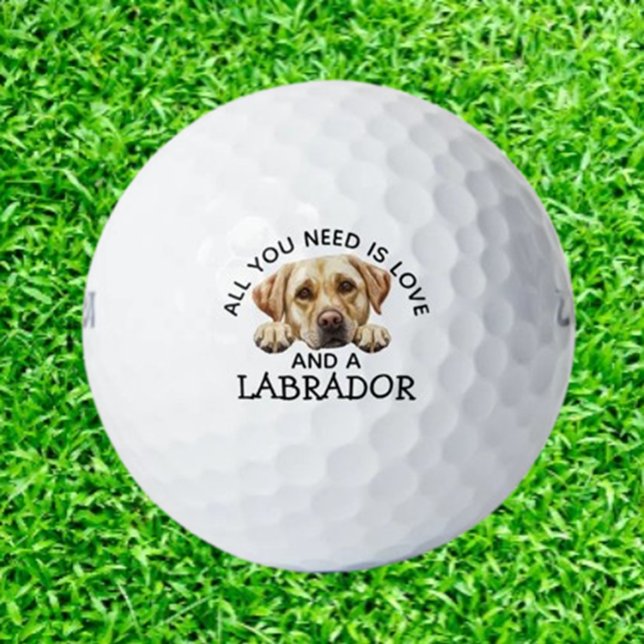 Pelotas De Golf  Labradors and  (Delight Labrador lovers with unique golf balls featuring adorable Lab designs.  )