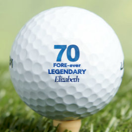 Pelotas De Golf Lady Golfer Gift 70 - 70.ª Legendaria