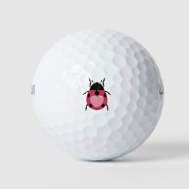PELOTAS DE GOLF LADYBUG LOVE (Anverso)