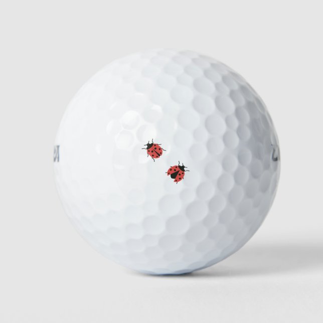 Pelotas De Golf Ladybug Pattern (Anverso)