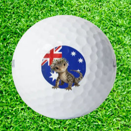 Pelotas De Golf lagarto goanna australiano