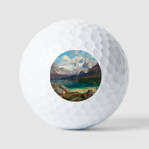 Pelotas De Golf Lago Gosau con vista al macizo Dachstein