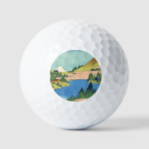 Pelotas De Golf Lago Hokusai Hakone en la provincia de Sagami
