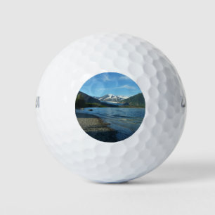 Pelotas De Golf Lago Mendenhall en el paisaje Juneau Alaska