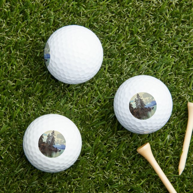 Pelotas De Golf Lake Tahoe Golf Balls (Césped in situ)