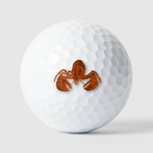 Pelotas De Golf Langosta Marítima (Anverso)