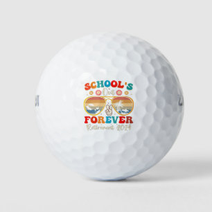 Pelotas De Golf Las Escuelas Cerraron para Siempre Maestro Jubilad