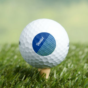 Pelotas De Golf Las Rayas Modernas Golfer Lover Crean Su Propio No