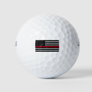 Pelotas De Golf Las vidas rojas importan, la delgada línea roja