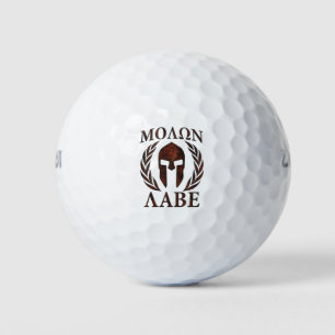 Pelotas De Golf Laureles de Molon Labe Iron Warrior