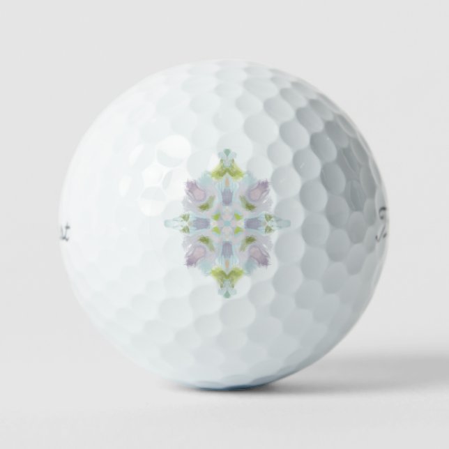 Pelotas De Golf Lavanda Abstracto (Anverso)