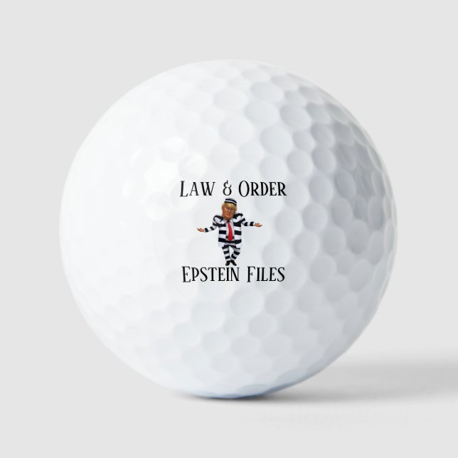 Pelotas De Golf Law & Order Golf Balls (Anverso)