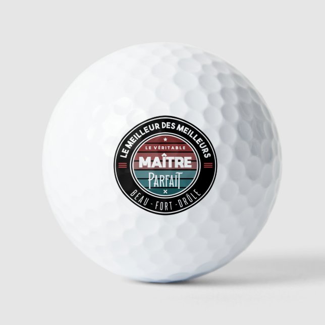 Pelotas De Golf Le véritable maître parfait (Anverso)