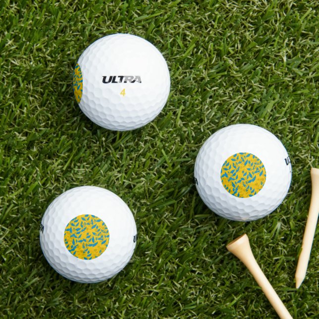 Pelotas De Golf leaf (Césped in situ)