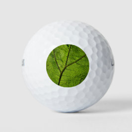Pelotas De Golf Leaf. Butterbur verde