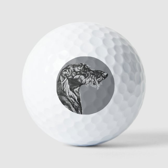 Pelotas De Golf Lebrel Escocés (Anverso)