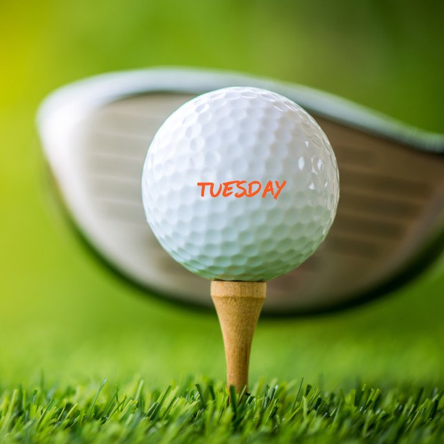 Pelotas De Golf Leer el martes de diseño al Naranja (Subido por el creador)