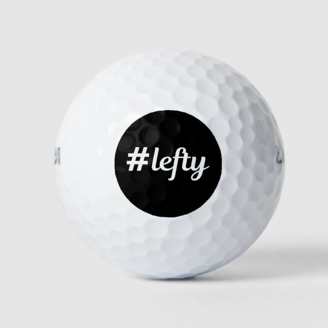 Pelotas De Golf # Lefty Left Hander's (Anverso)