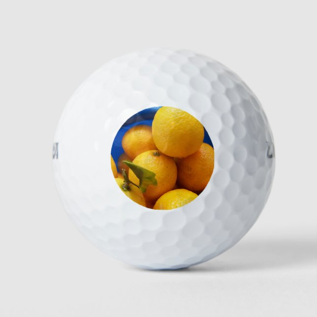 Pelotas De Golf Lemones Amarillos de Florida (Anverso)