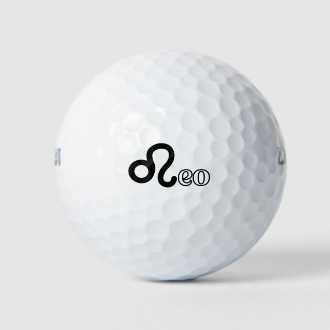 Pelotas De Golf Leo (Anverso)