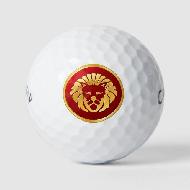 Pelotas De Golf Leo El León (Anverso)