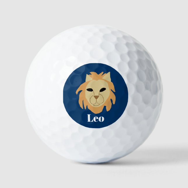 Pelotas De Golf Leo Lion, (Anverso)
