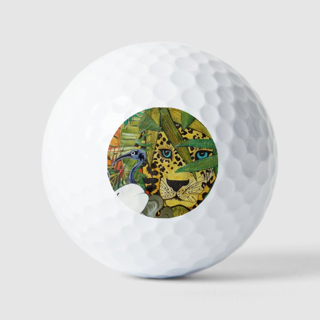 Pelotas De Golf Leopardo sagrado (Anverso)