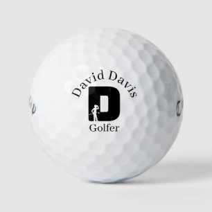 Pelotas De Golf Letra golfer D