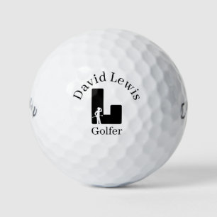 Pelotas De Golf Letra golfer l