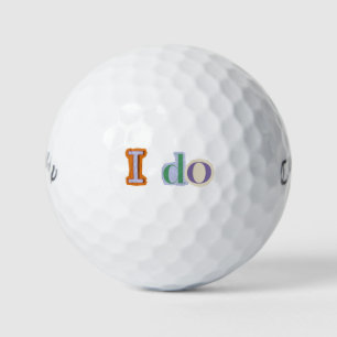 Pelotas De Golf Letras para Álbum de Recuerdos 'Lo Hago' Regalo de