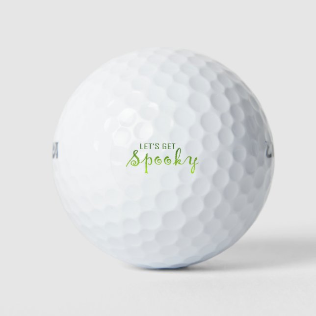 Pelotas De Golf lets get spooky 2 (Anverso)