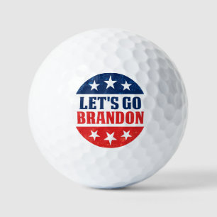 Pelotas De Golf Let's Go Brandon fjb divertido anti joe Biden 2024