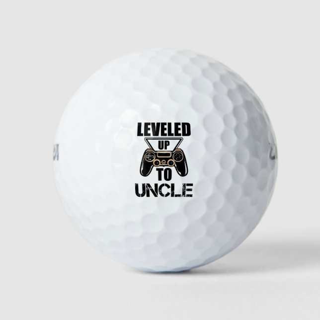 Pelotas De Golf Levantado Al Tío Nuevo Tío, Camiseta (Anverso)