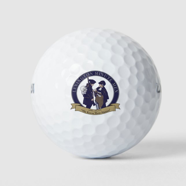 Pelotas de Golf Lexington Minute Men (Anverso)