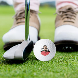 Pelotas De Golf Leyenda del mito del hombre de la foto