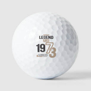 Pelotas De Golf Leyenda desde 1973 50 cumpleaños