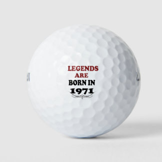 PELOTAS DE GOLF LEYENDAS NACIDAS EN 1971