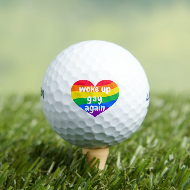 Pelotas De Golf LGBTQ despertó de nuevo a Gay (Camiseta in situ)