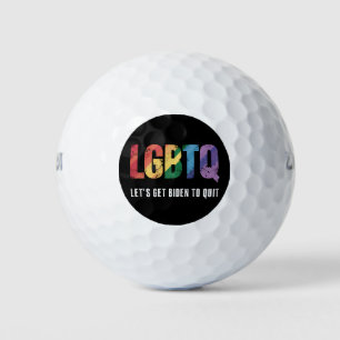 Pelotas De Golf LGBTQ Hagamos que Biden deje de lado el Orgullo Ga