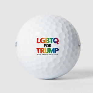 PELOTAS DE GOLF LGBTQ PARA TRUMP GAY LESBIAN PARA TRUMP 2024