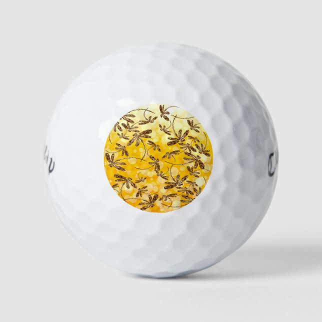 Pelotas De Golf Libélula Sunshine (Anverso)